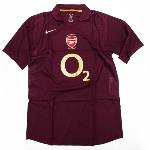 ARSENAL 2005-2006 HOME S/S L (PLAYER ISSUE / EPL VER.) #14 HENRY