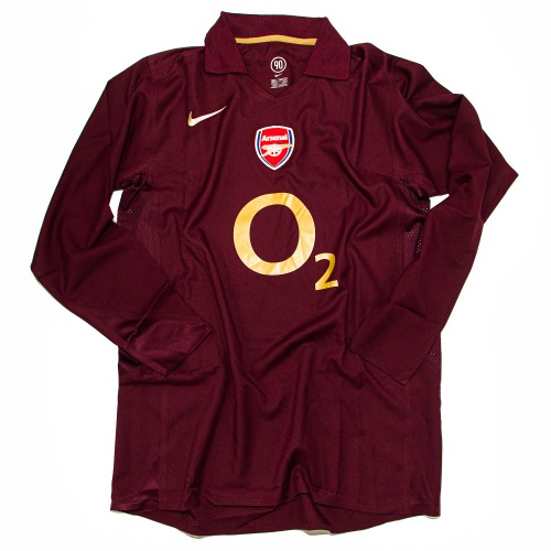 ARSENAL 2005-2006 HOME L/S L (PLAYER ISSUE / UCL VER.) #14 HENRY