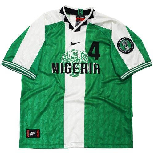 Nigeria 1996-1998 HOME S/S XL #4 KANU