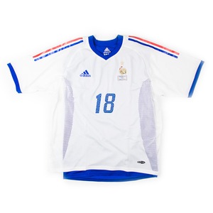 FRANCE 2002-03 AWAY #18 LEBOEUF (MATCH ISSUED)