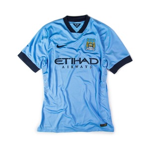 MANCHESTER CITY 2014-15 HOME S/S (BNWT, Player Issued)