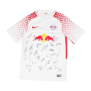 RB LEIPZIG 2017-18 HOME S/S(SIGNED)