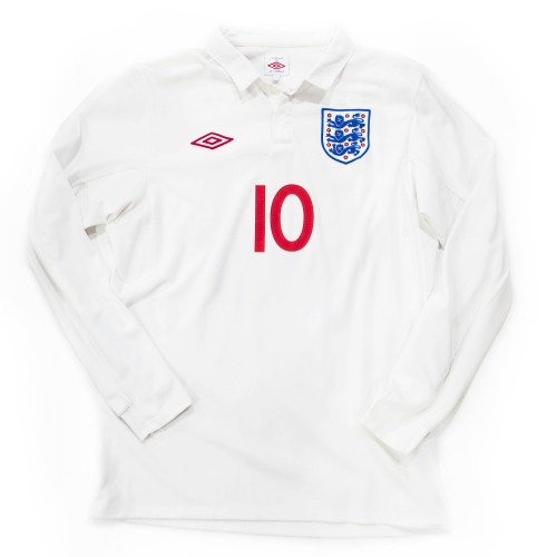 ENGLAND 2009-2010 HOME L/S M #10 ROONEY