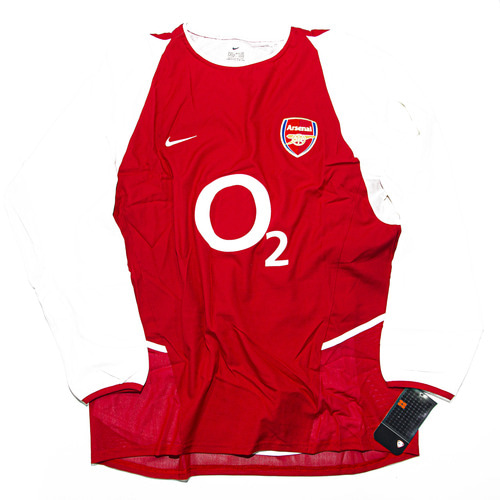 ARSENAL 2002-2004 HOME L/S L CODE7 (DUAL) #14 HENRY (W/TAG)