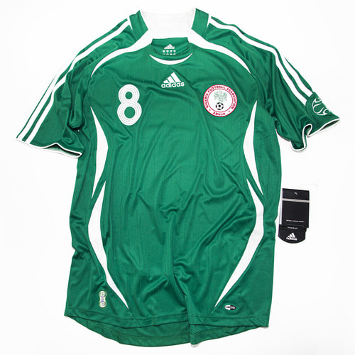 NIGERIA 2005-2007 HOME S/S M #8 MIKEL (W/TAG)