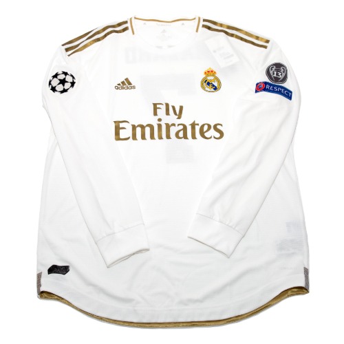 Real Madrid 2019-2020 HOME L/S XL #7 HAZARD (W/TAG)