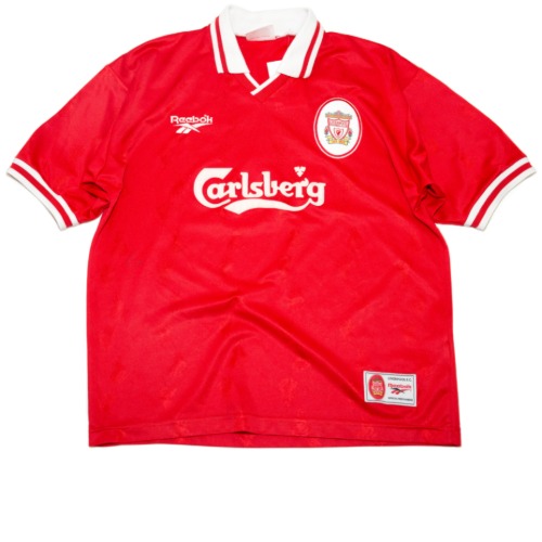 Liverpool 1996-1998 HOME S/S L #7 McMANAMAN