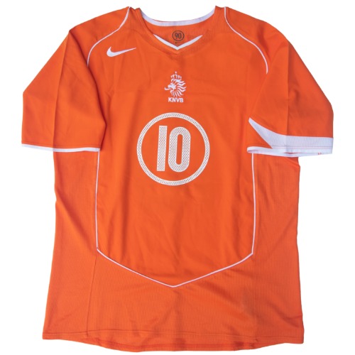 NETHERLANDS 2004-2006 HOME S/S L #10 VAN NISTELROOY