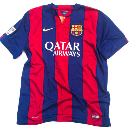BARCELONA 2014-2015 HOME S/S XL #10 MESSI