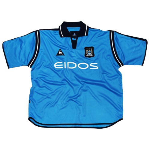 ManchesterCity 2001-2002 HOME S/S XL