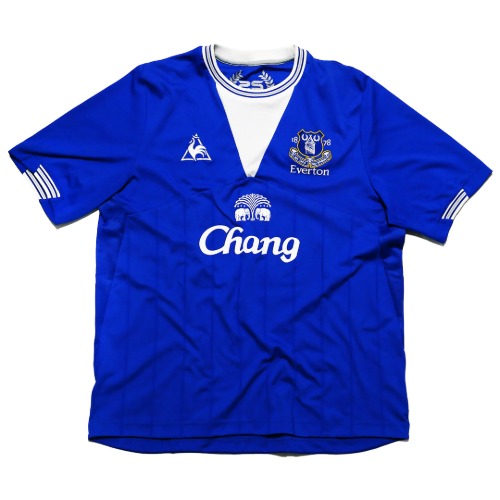 Everton 2009-2010 HOME S/S XL #25 FELLAINI