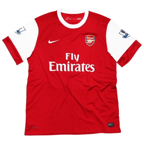 Arsenal 2010-2012 HOME S/S XL #14 WALCOTT