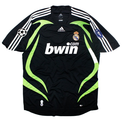 Real madrid 2007-2008 HOME S/S L #17 V.NISTELROOY